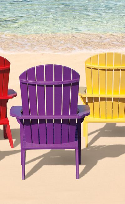 Country View Lawn Furniture Poly Adirondack Chairs