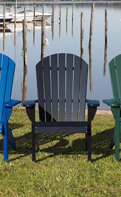 Country View Lawn Furniture Poly Fanback Chairs