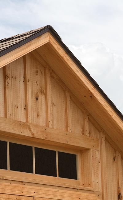 J&N Structures Gable Vent Horse Barn