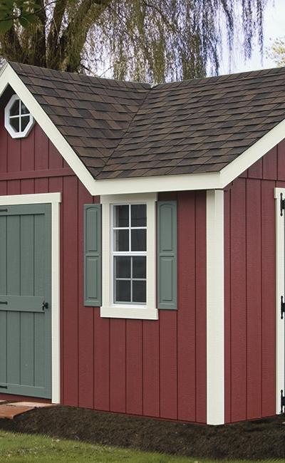 B&B Structures Elite A-Frame Storage Shed