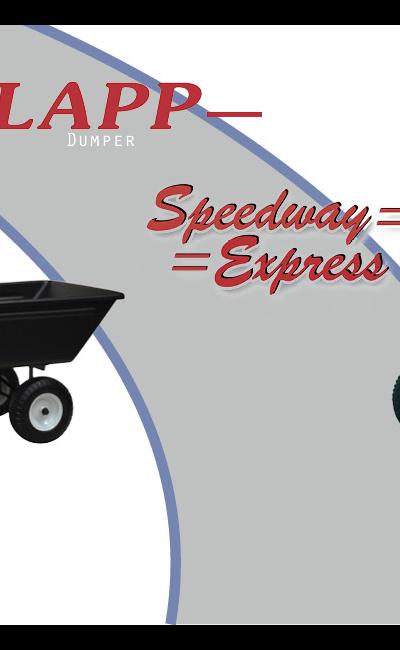 Lapp Welding Shop Dumper Wagon and Speedway Express Wagon