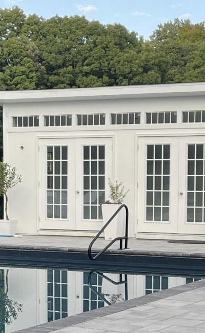 B&B Structures Studio Pool Shed