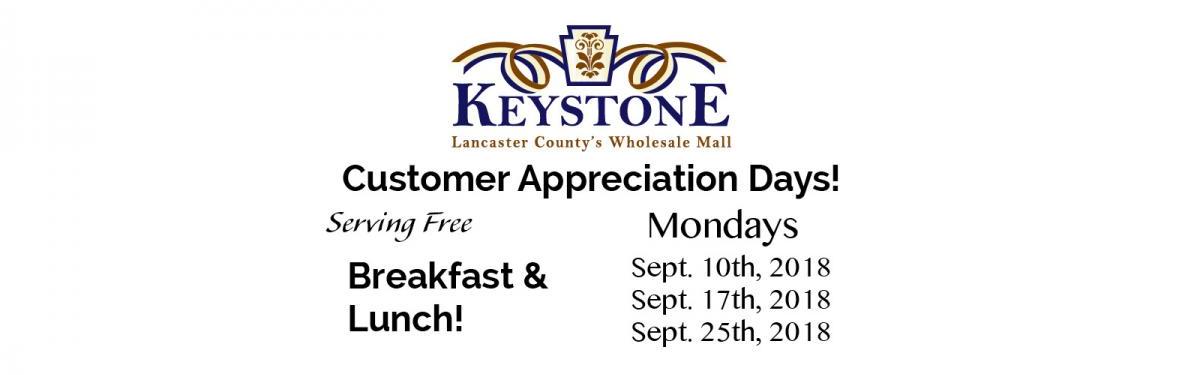 Keystone Cash and Carry Customer Appreciation