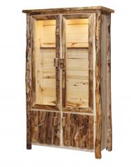 Countryside Rustic Log 12 Gun Cabinet