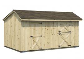 Solanco Structures Shed Row Barn with Tack Room