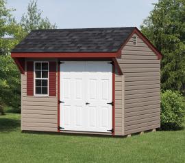Kauffman Woodworks Quaker Vinyl Storage Shed