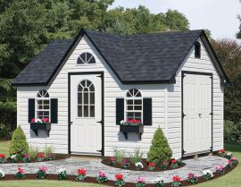 Kauffman Woodworks Queen Series Storage Shed