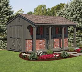Kauffman Woodworks Poolside Storage Shed