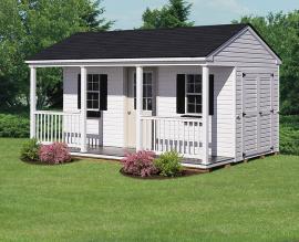 Kauffman Woodworks Poolside Storage Shed