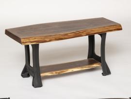 Morris Hill Metal Craft Live Edge Coffee Table