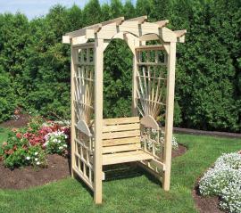 Lawn Swings Sunrays Roundtop Arbor Seat