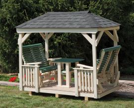 Lawn Swings Poly Gazebo Glider