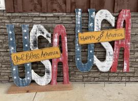 Woodland Country Creations USA Signs