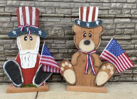 Woodland Country Creations Sitting Americana