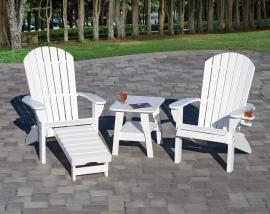 Country View Lawn Furniture Fanback Chairs and Table