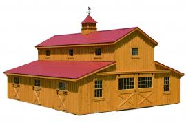 J&N Structures Modular Horse Barn