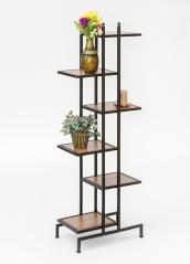 Morris Hill Metal Craft Six Tier Offset Shelf