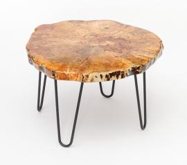 Morris Hill Metal Craft Live Edge Coffee Table