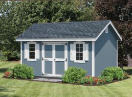Kauffman Woodworks Lexington Series Storage Shed