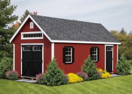 Kauffman Woodworks Manor Series Storage Shed