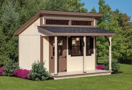 Kauffman Woodworks Studio Series Pool Shed
