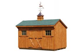 J&N Structures 10x14 Manor Storage Shed