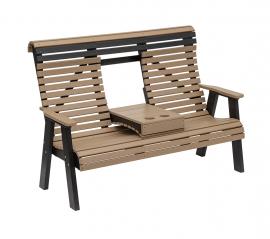 Amish Road Lawn Furniture Rollback Bench