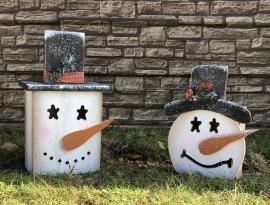 Woodland Country Creations Snowman Lightbox w/ Lid