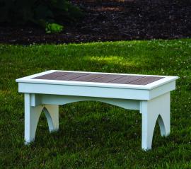 Meadow View Lawn Creations Poly Bench