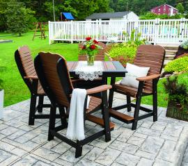 Meadow View Lawn Creations Cafe Dining Set