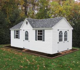 B&B Structures Backyard A-Frame Storage Shed