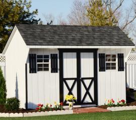 B&B Structures Backyard Quaker Strorage Shed