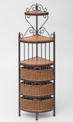 Morris Hill Metal Craft Baker's Rack