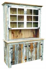 Southern Hills Rustic Furniture Two Piece Hutch