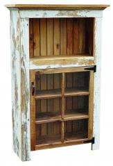 Southern Hills Rustic Furniture Cabinet with Open Shelves