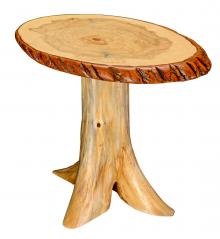 Countryside Rustic Log Rustic End Table