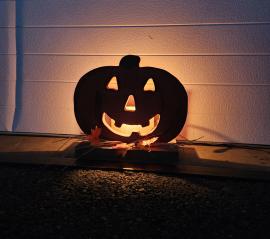 Woodland Country Creations Lightup Jack-o-Lantern