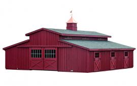 J&N Structures Modular Horse Barn