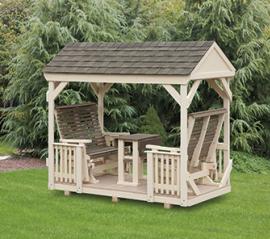 Lawn Swings Poly Gazebo Glider