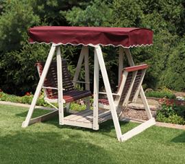 Lawn Swings Poly Keystone Glider