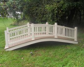 Smucker's Woodcrafts Vinyl Garden Bridge