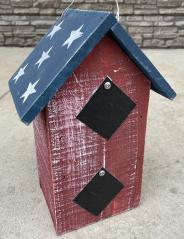 Woodland Country Creations Small USA Birdhouse