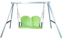 Meadowview Lawn Creations Aluminum A-Frame Swing