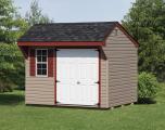 Kauffman Woodworks Quaker Vinyl Storage Shed