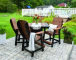 Cafe Dining Set Meadow View Lawn Creations Cafe Dining Set