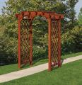 Lawn Swings Diamond Round Top Arbor