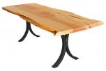 Countryside Rustic Log Live Edge Dining Table