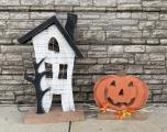 Woodland Country Creations Haunted House & Pumpkin